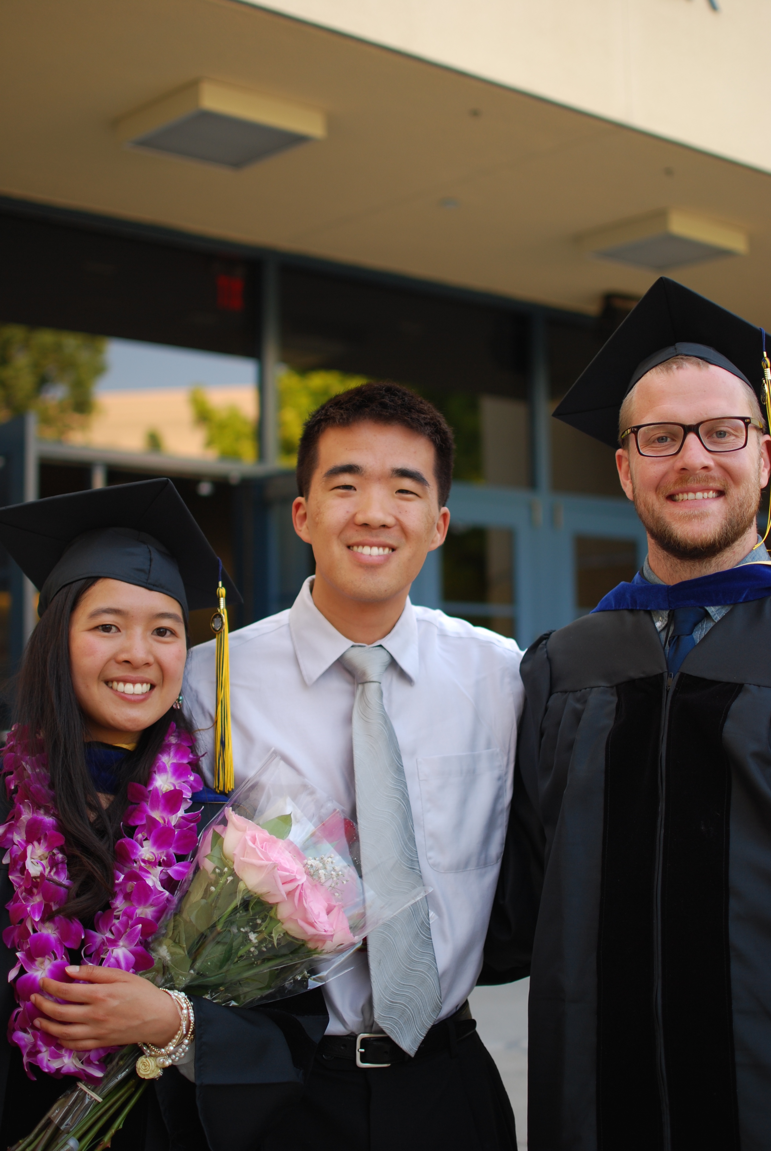 Janice, David, Wes graduation